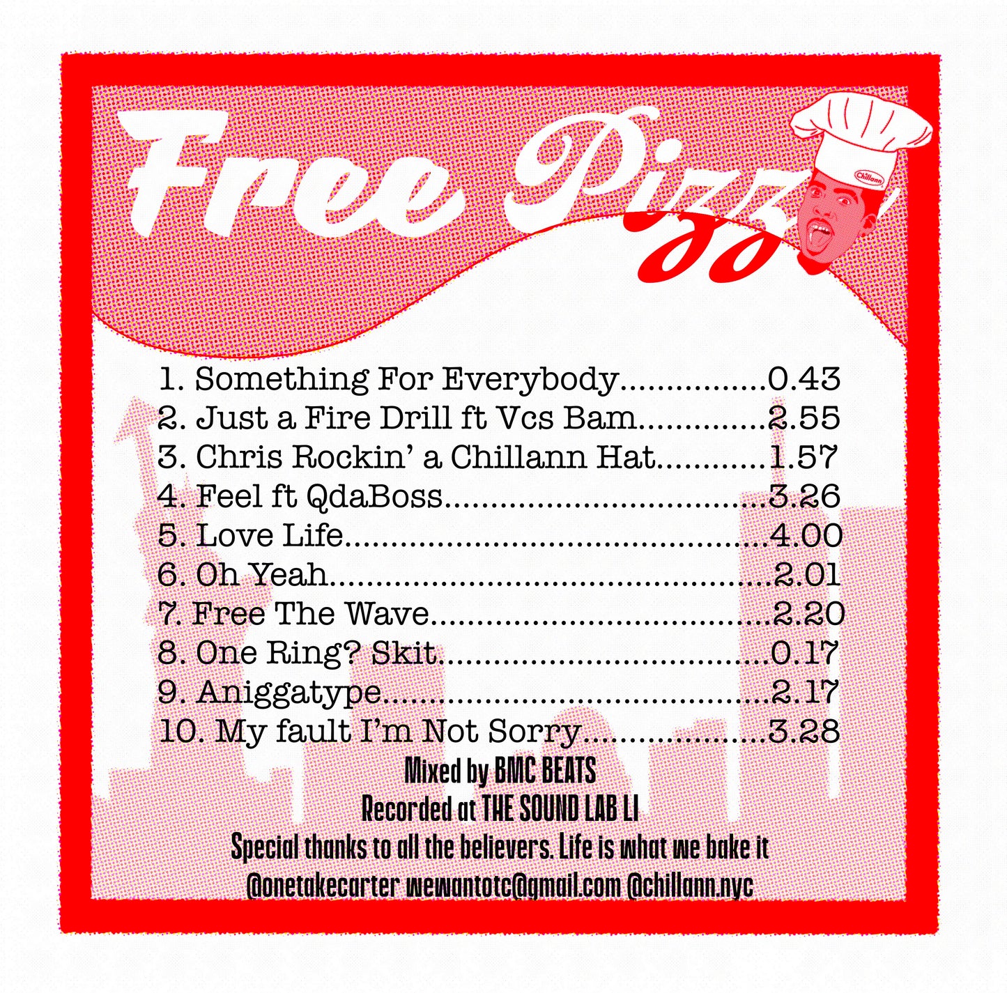 FREE PiZZA by OnetakeCarter (Digital Download)